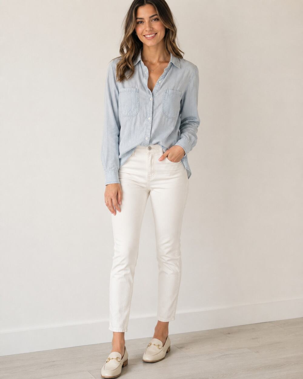 Rails Light Blue Long Sleeve Button Down Shirt Womens XS Casual Blouse Classic